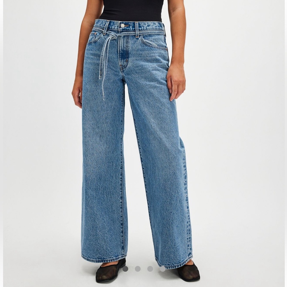 Levis XL Straight Jeans Womens Size 27 Wide Leg Baggy